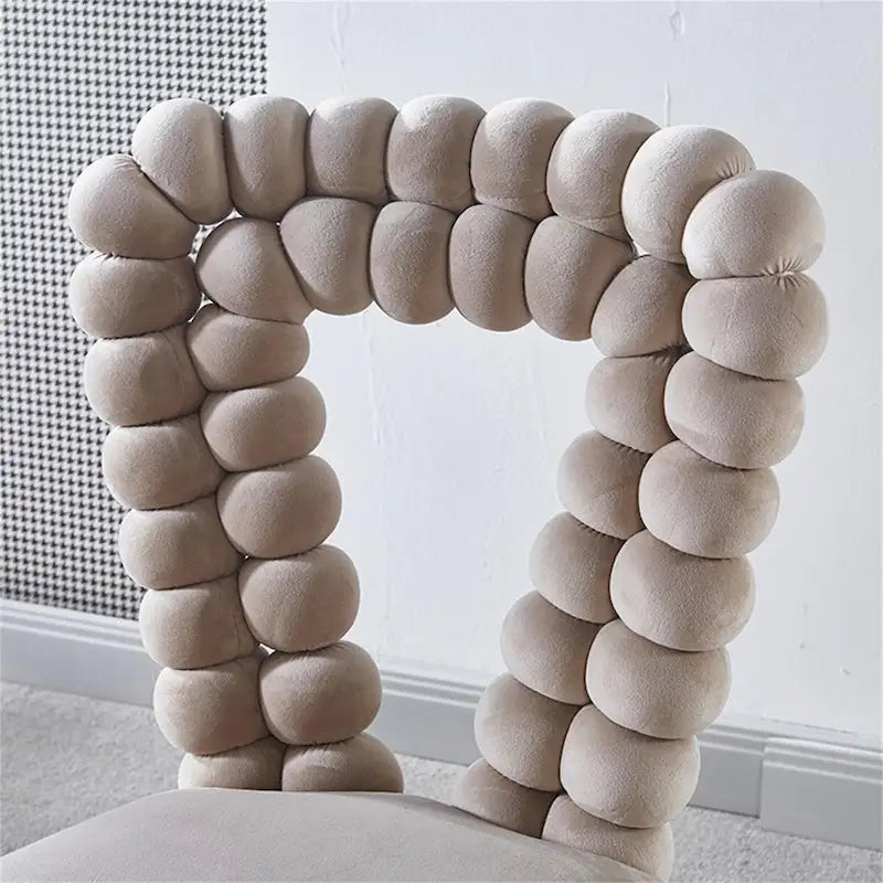 Chaise de salle à manger moderne avec pieds en métal - Lot de 2