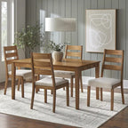 Chaises de salle à manger en bois massif Palmer - Lot de 2