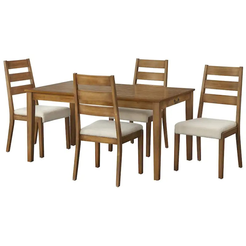 Chaises de salle à manger en bois massif Palmer - Lot de 2