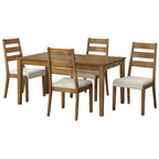 Chaises de salle à manger en bois massif Palmer - Lot de 2