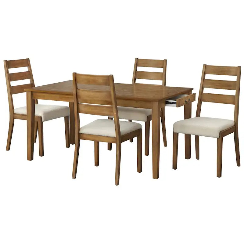 Chaises de salle à manger en bois massif Palmer - Lot de 2